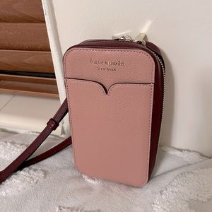 kate spade pink leather crossbody bag